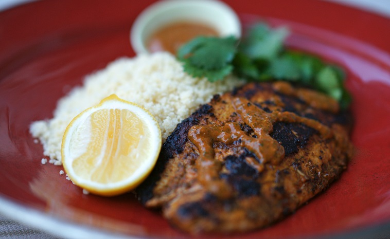 Barbecued Chermoula Mullet Fillets