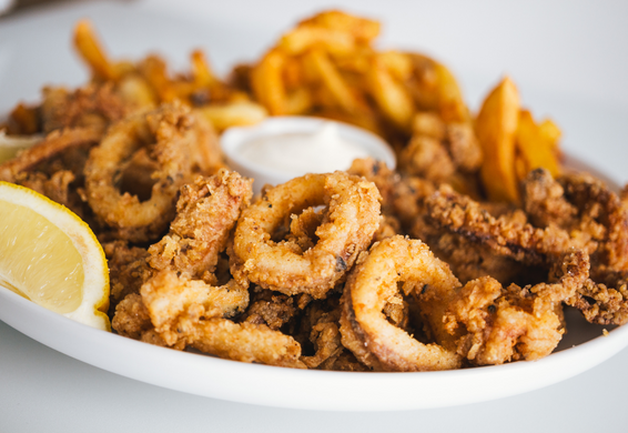 Crumbed Squid Rings