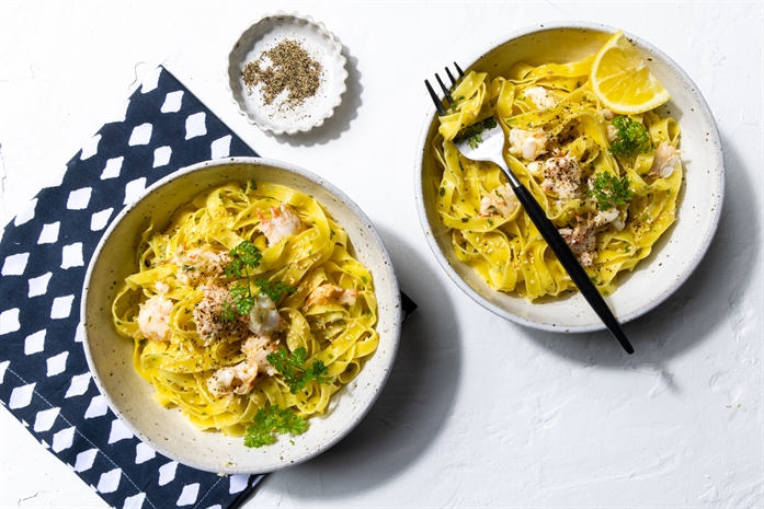 Fettuccine with Balmain Bugs