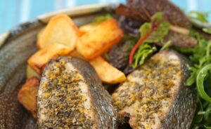 Mulloway Cutlets Baked with Lemon & Rosemary