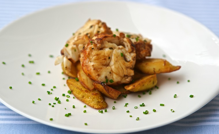 Pan-fried Rock Lobster with Verjuice