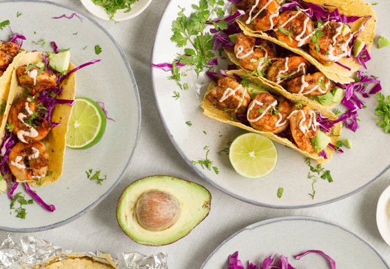 Prawn & Avocado Tacos