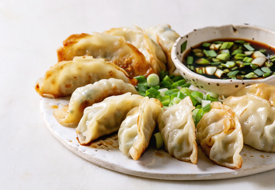 Scallop Pot-sticker Dumplings
