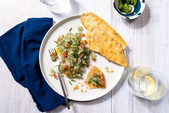 Snapper Tartare with Ruby Grapefruit