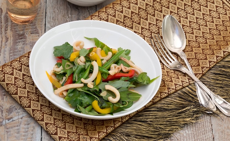 Warm Asian Salad of Squid